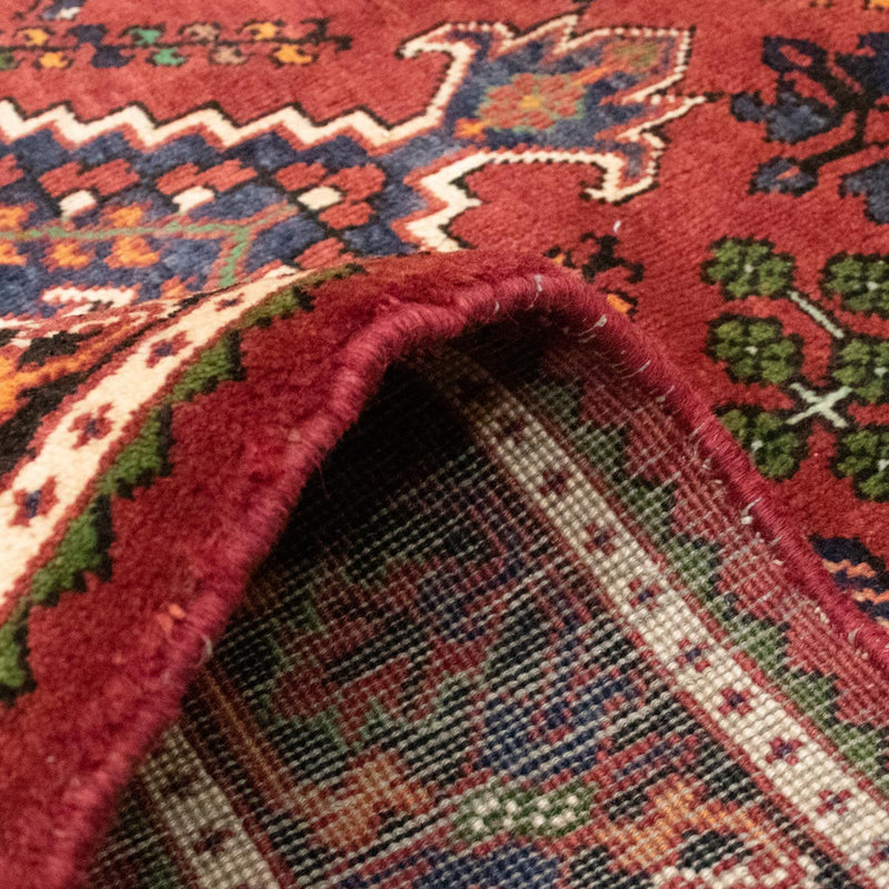 Persisk matta - Nomadic - 205 x 138 cm - mörkröd