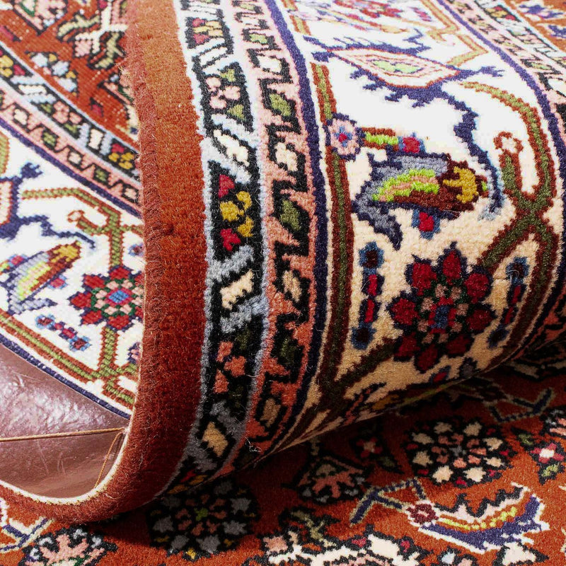 Persisk matta - Bijar - 160 x 108 cm - mörkröd