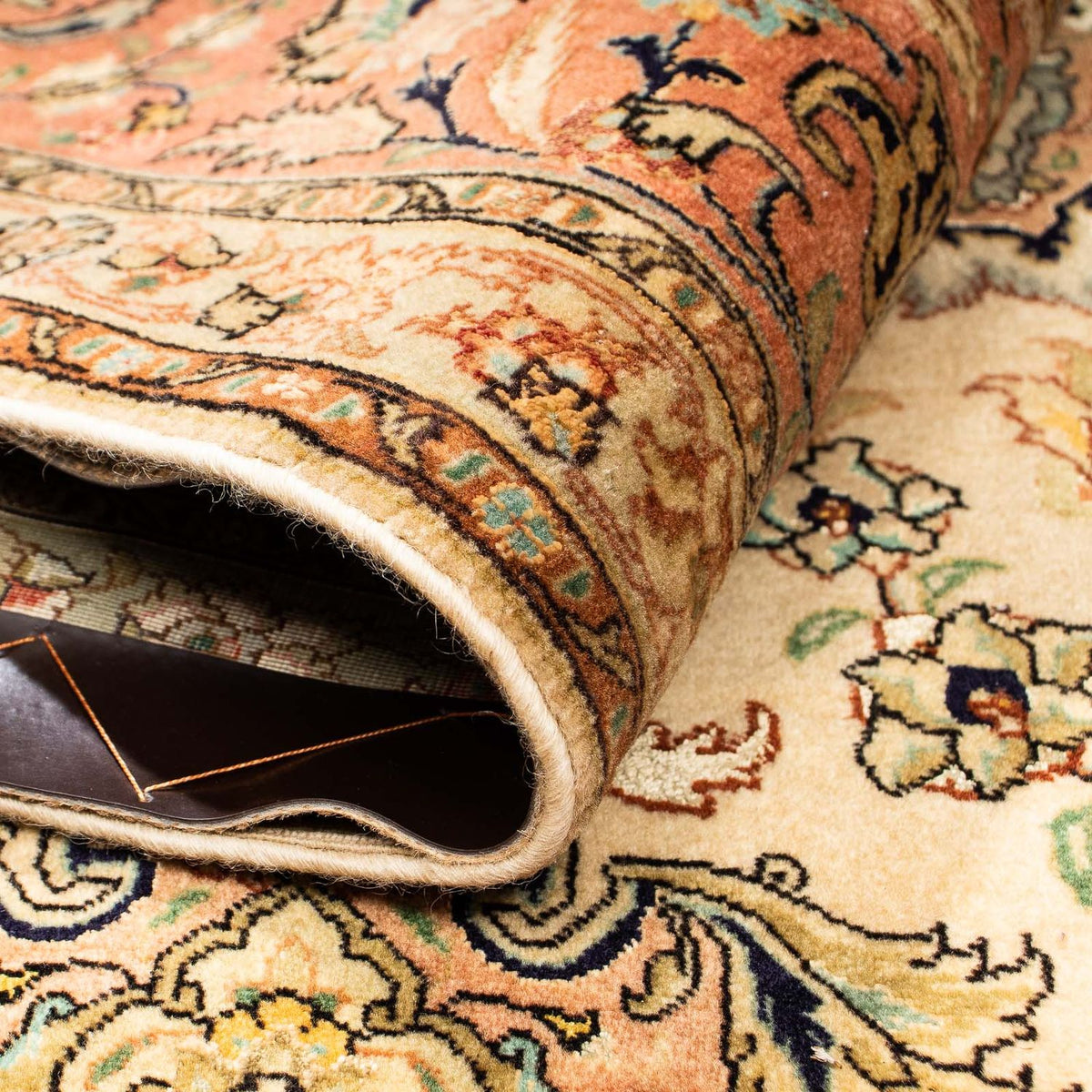 Persisk matta - Tabriz - Premium - 320 x 201 cm - brun