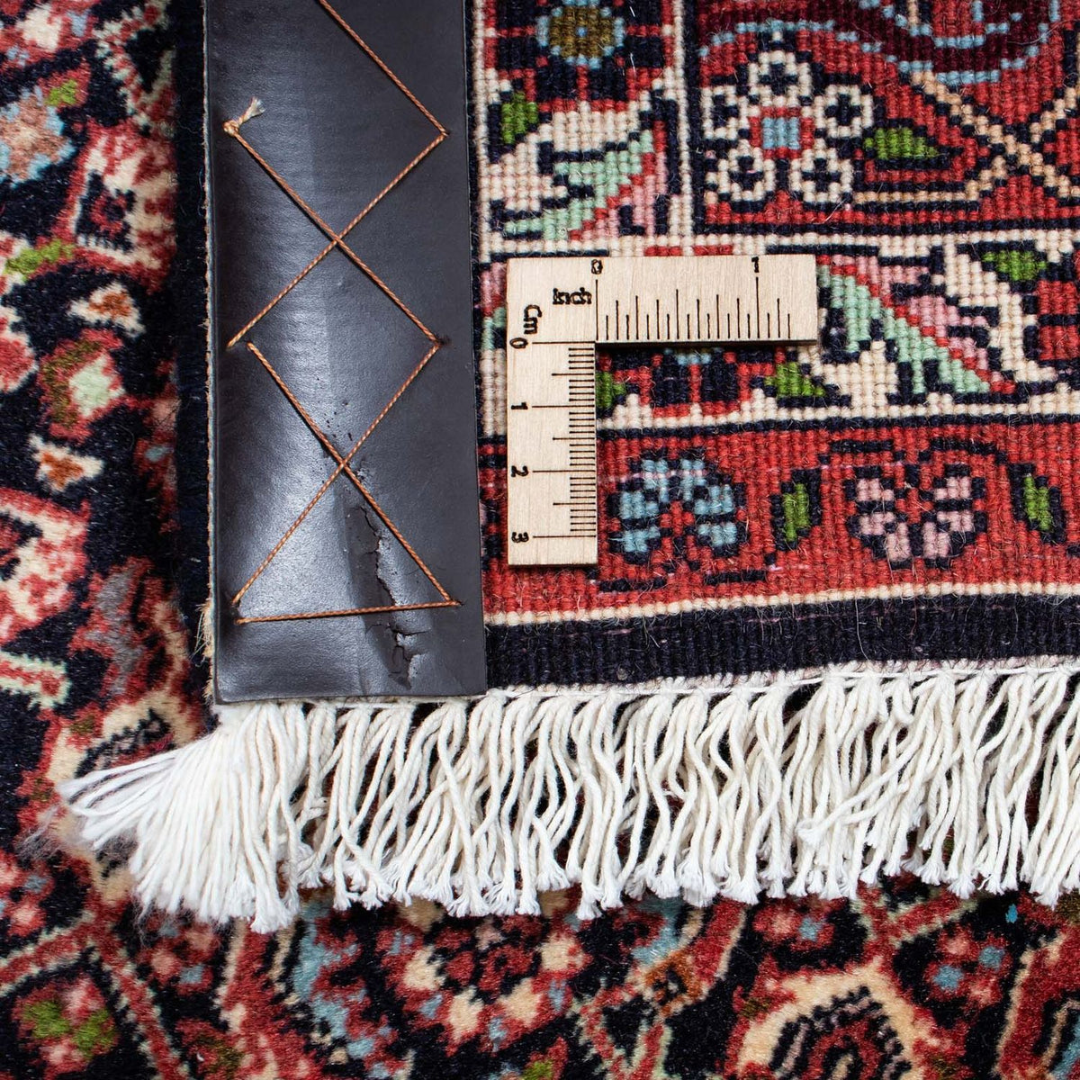 Persisk matta - Bijar - 213 x 141 cm - mörkbrun