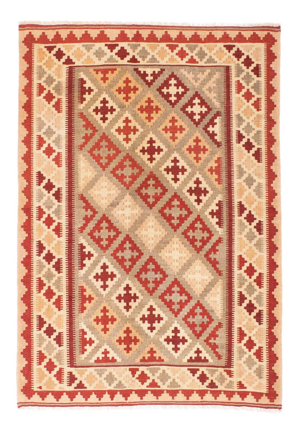 Kelim Carpet - orientalisk matta - 169 x 148 cm - röd