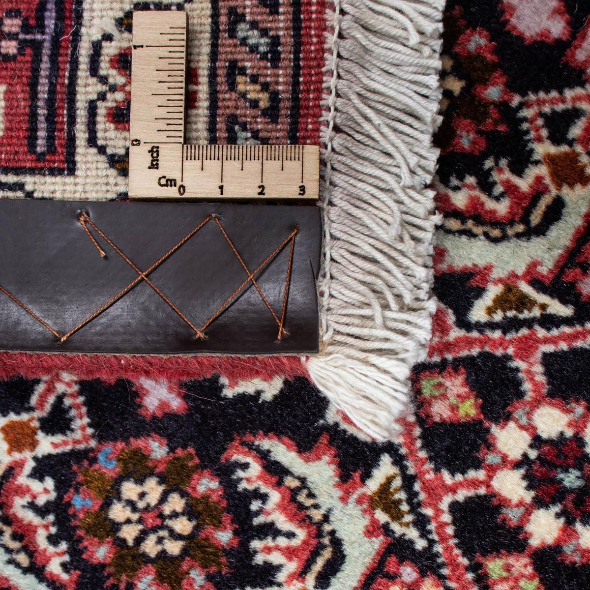 Persisk matta - Bijar - 220 x 136 cm - mörkblå