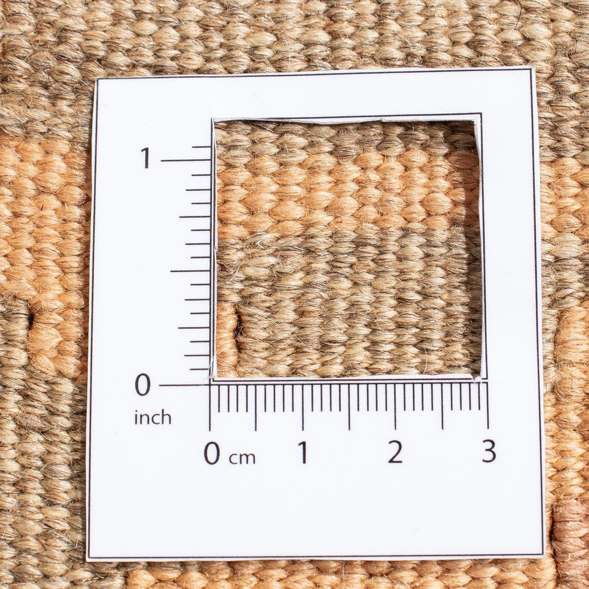 Kelim Carpet - orientalisk matta kvadrat  - 165 x 161 cm - mörkröd