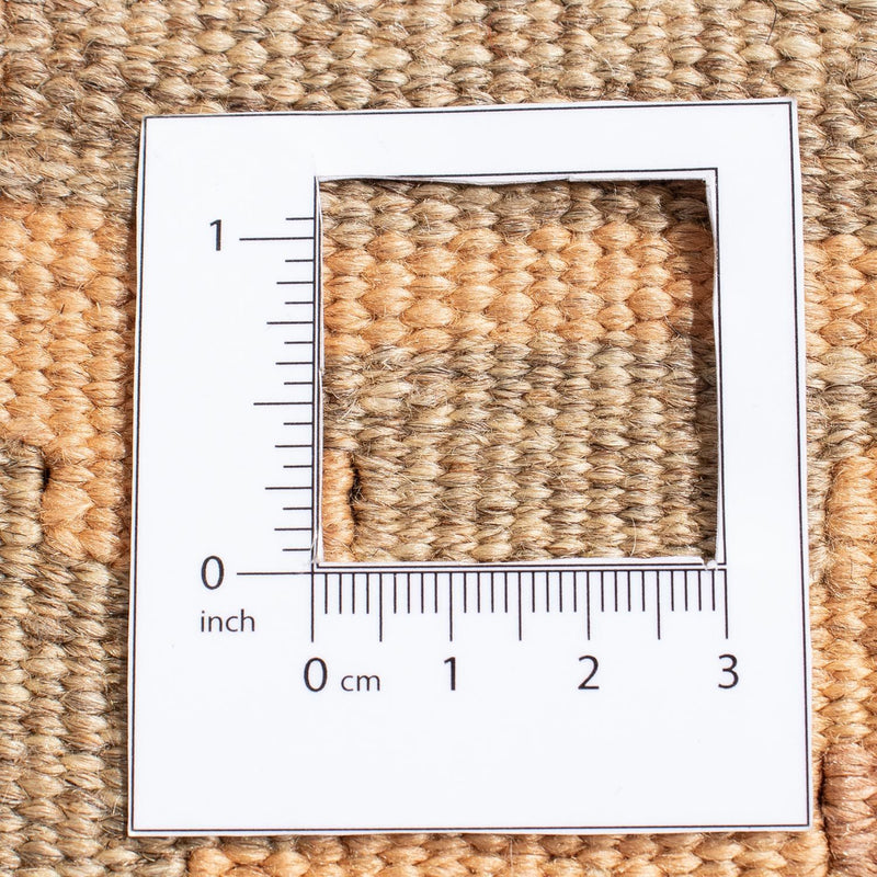 Kelim Carpet - orientalisk matta kvadrat  - 165 x 161 cm - mörkröd