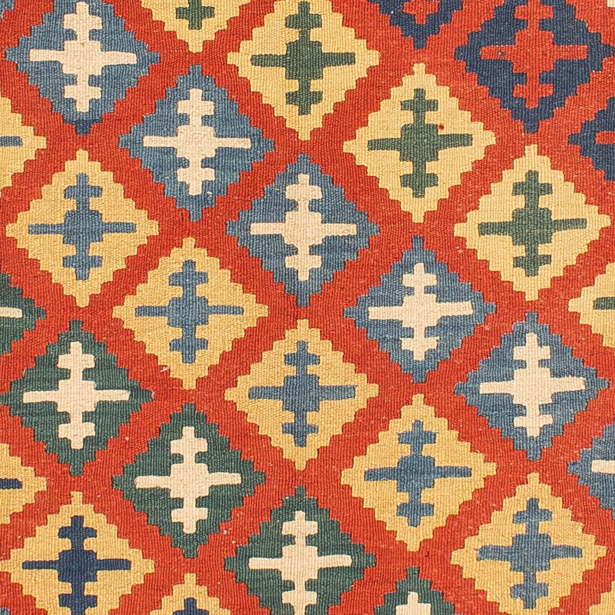 Kelim Carpet - orientalisk matta - 217 x 155 cm - röd