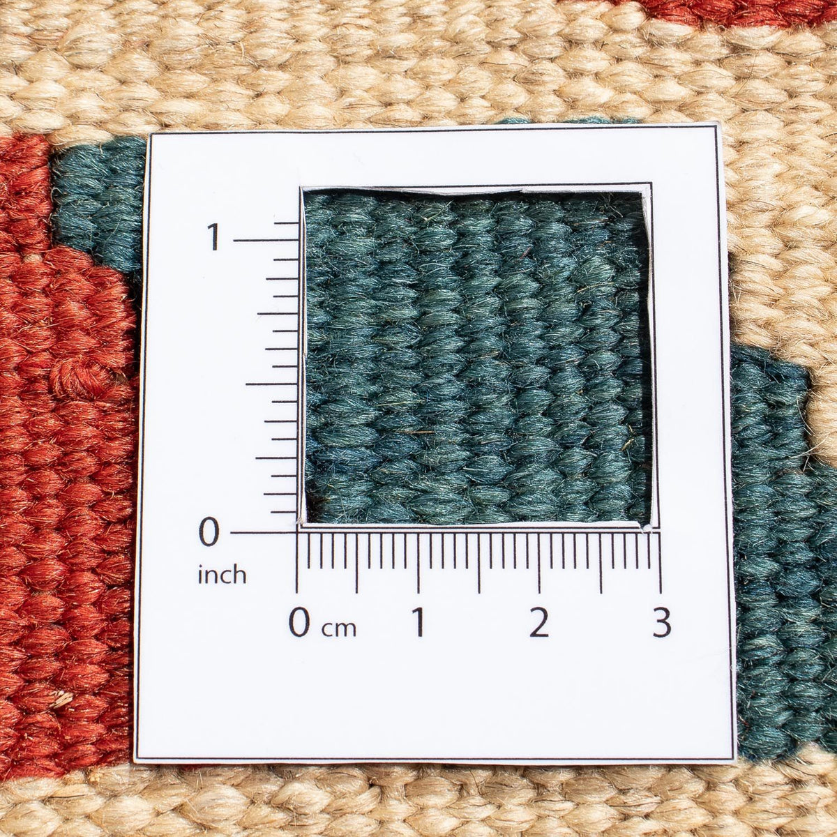 Kelim Carpet - orientalisk matta - 217 x 155 cm - röd