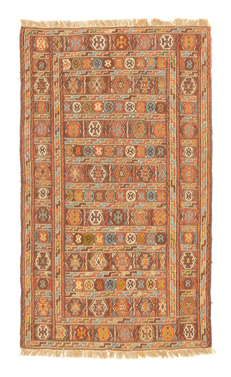 Kelim Carpet - orientalisk matta - 166 x 99 cm - orange