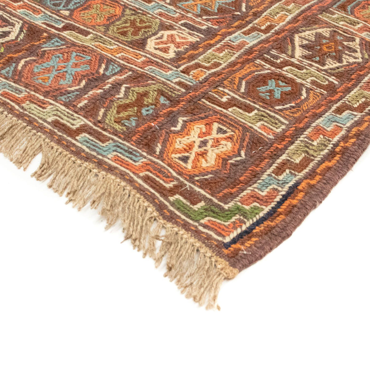 Kelim Carpet - orientalisk matta - 166 x 99 cm - orange