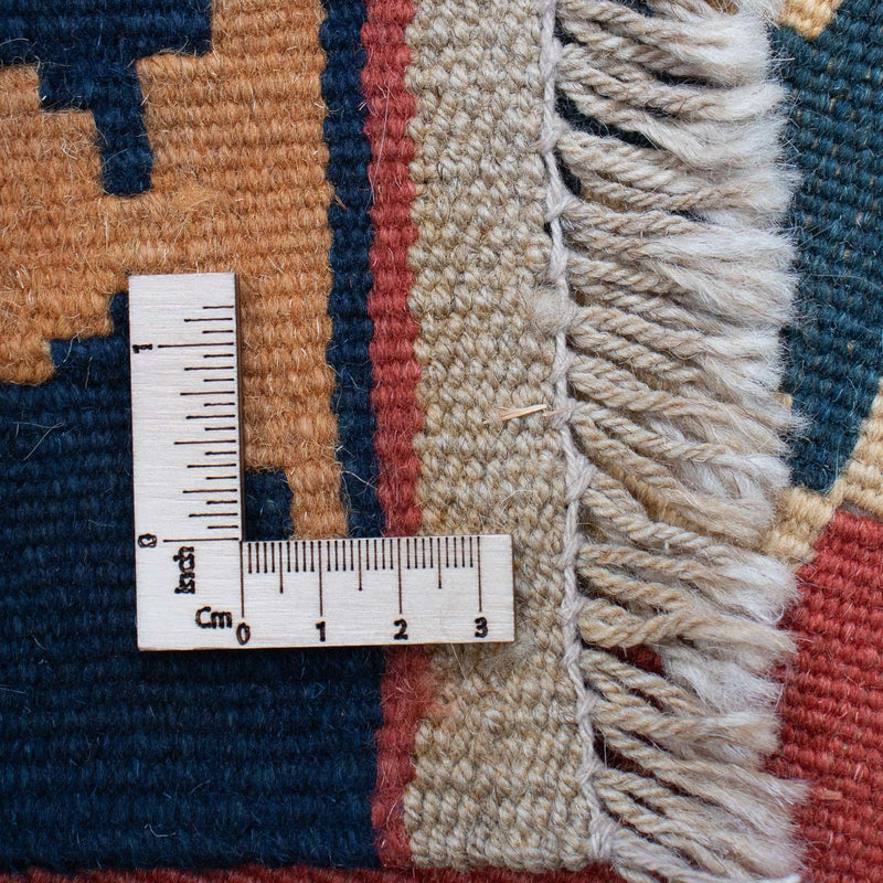 Kelim Carpet - orientalisk matta - 152 x 87 cm - mörkröd