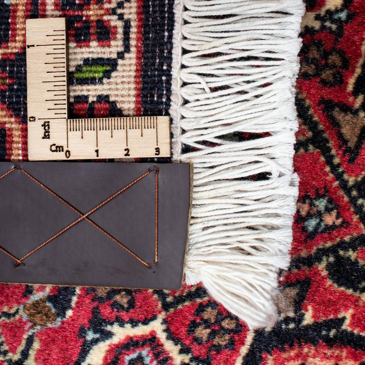 Persisk matta - Bijar - 206 x 140 cm - röd