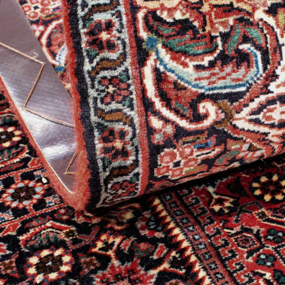 Persisk matta - Bijar - 172 x 109 cm - röd