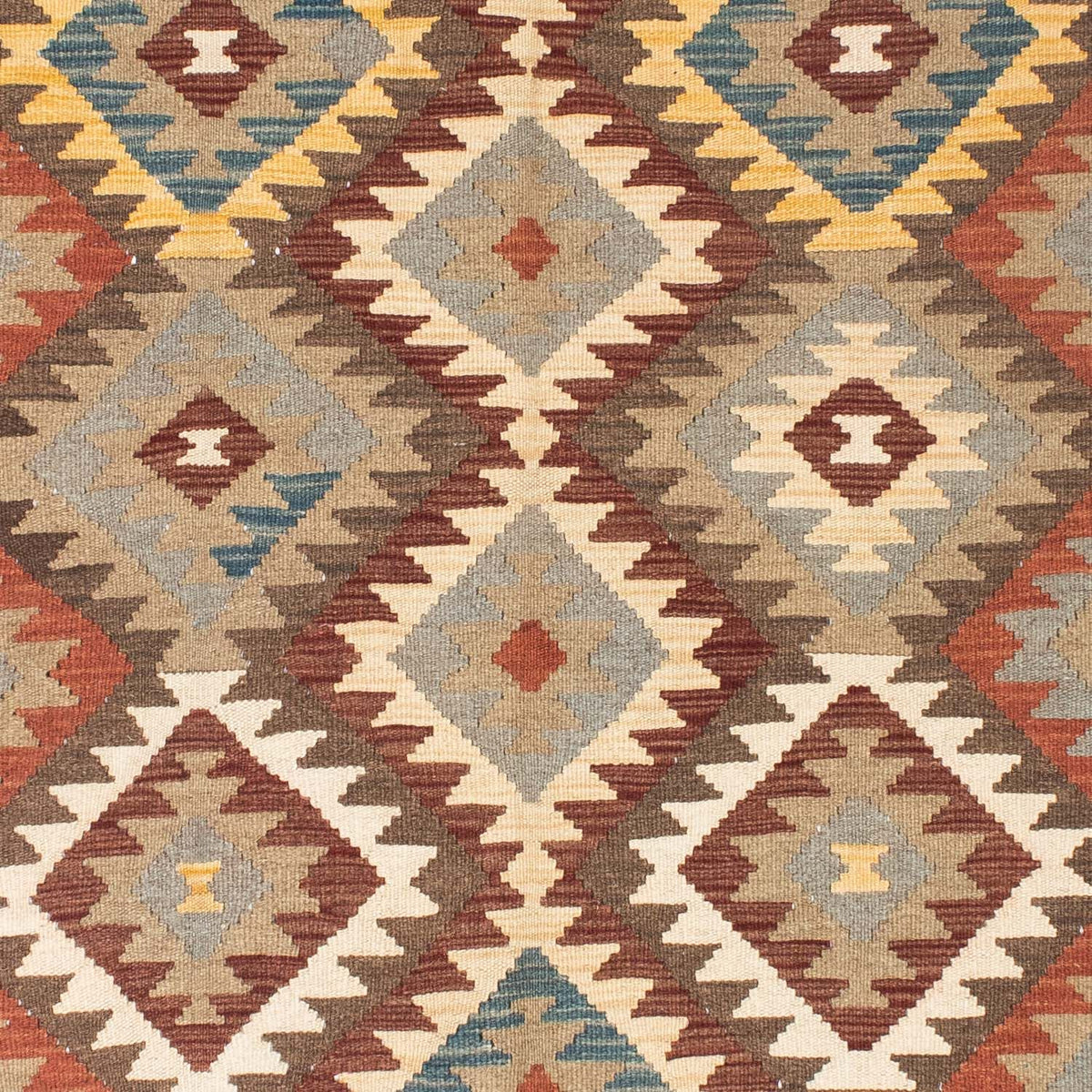 Kelim Carpet - orientalisk matta - 210 x 150 cm - ljusbrun