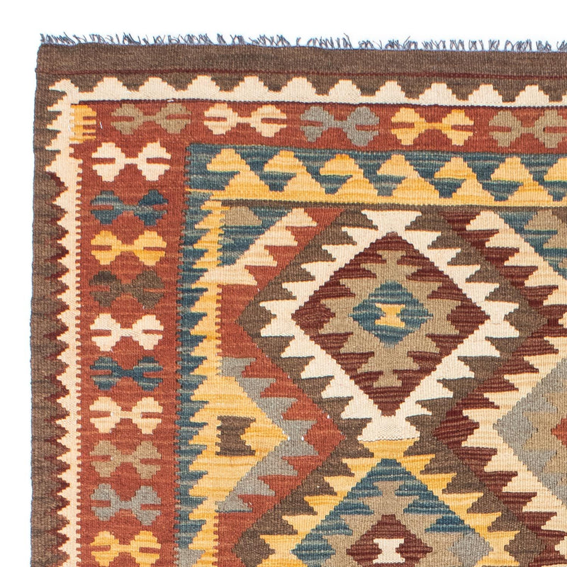 Kelim Carpet - orientalisk matta - 210 x 150 cm - ljusbrun