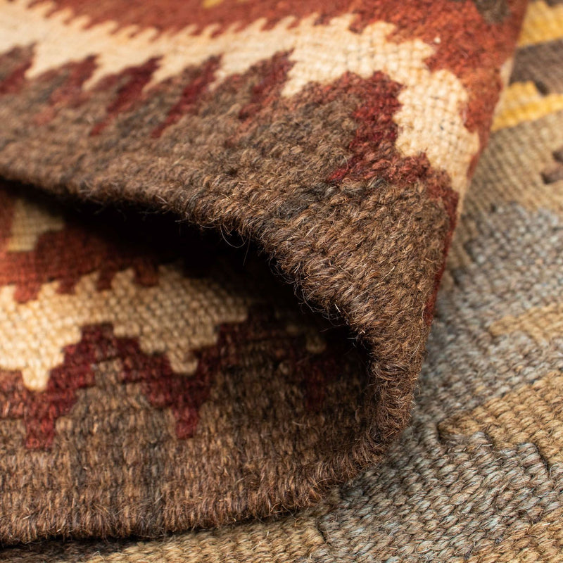 Kelim Carpet - orientalisk matta - 210 x 150 cm - ljusbrun