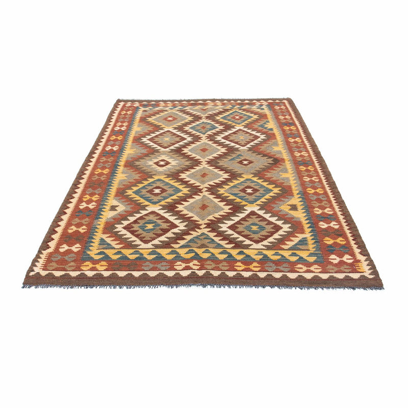 Kelim Carpet - orientalisk matta - 210 x 150 cm - ljusbrun