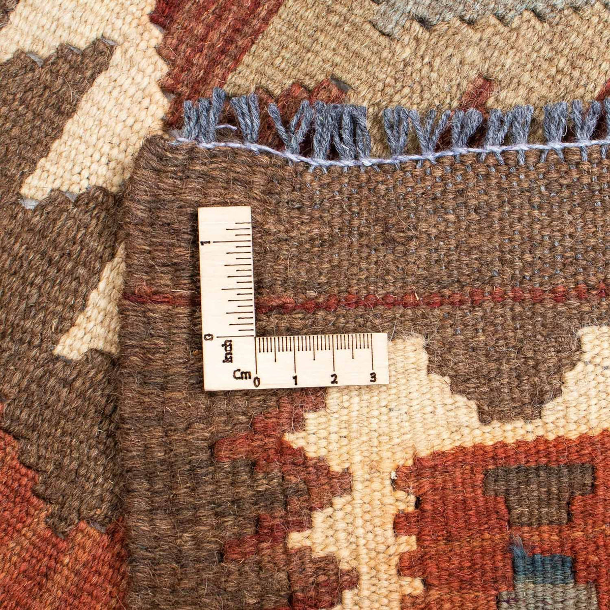 Kelim Carpet - orientalisk matta - 210 x 150 cm - ljusbrun