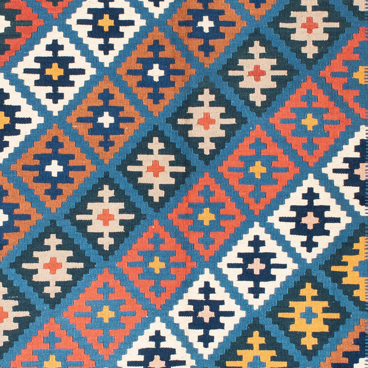 Kelim Carpet - orientalisk matta - 216 x 154 cm - flerfärgad