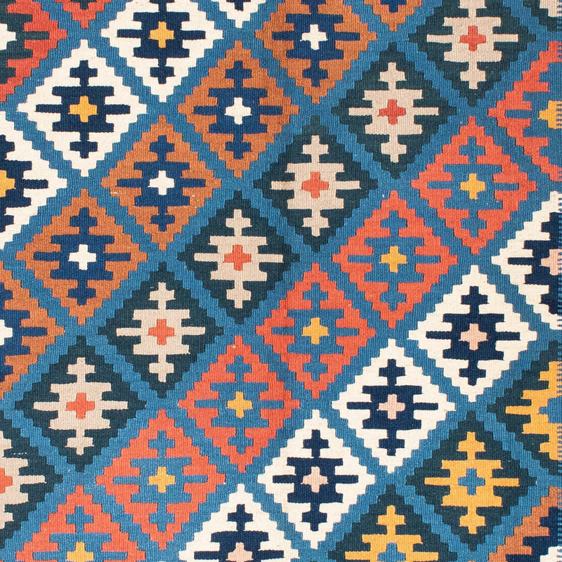 Kelim Carpet - orientalisk matta - 216 x 154 cm - flerfärgad