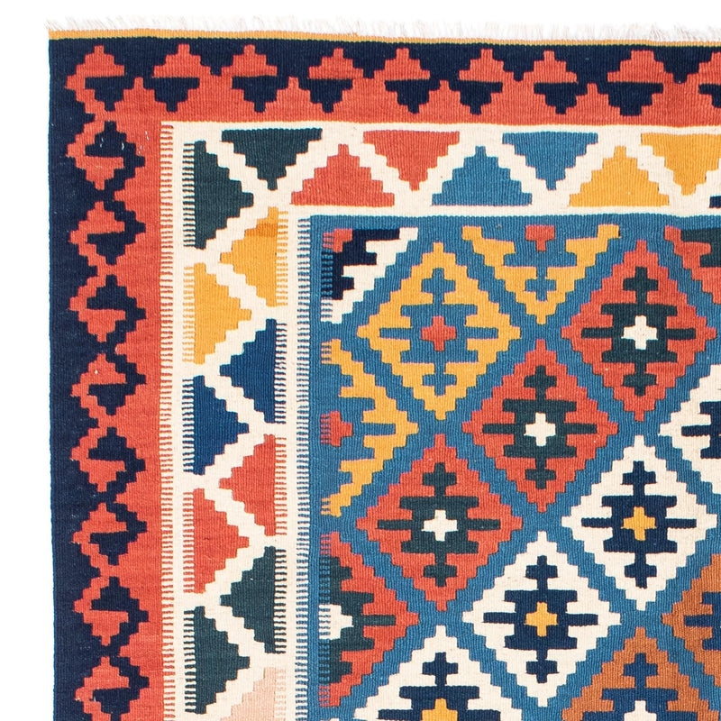 Kelim Carpet - orientalisk matta - 216 x 154 cm - flerfärgad