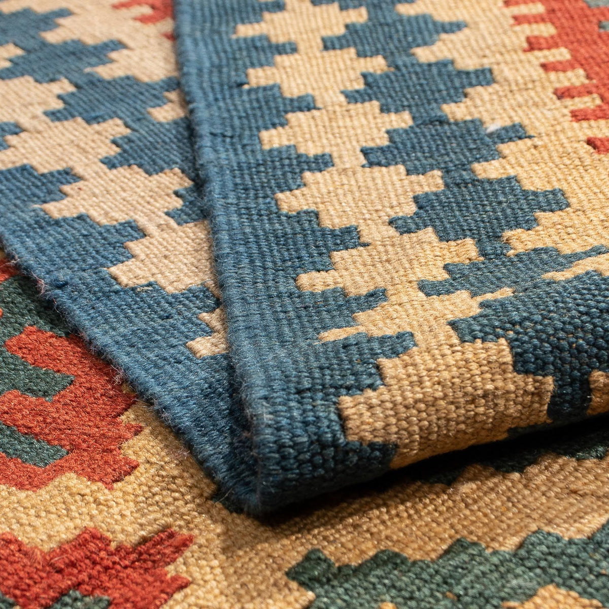 Kelim Carpet - orientalisk matta - 211 x 154 cm - brun