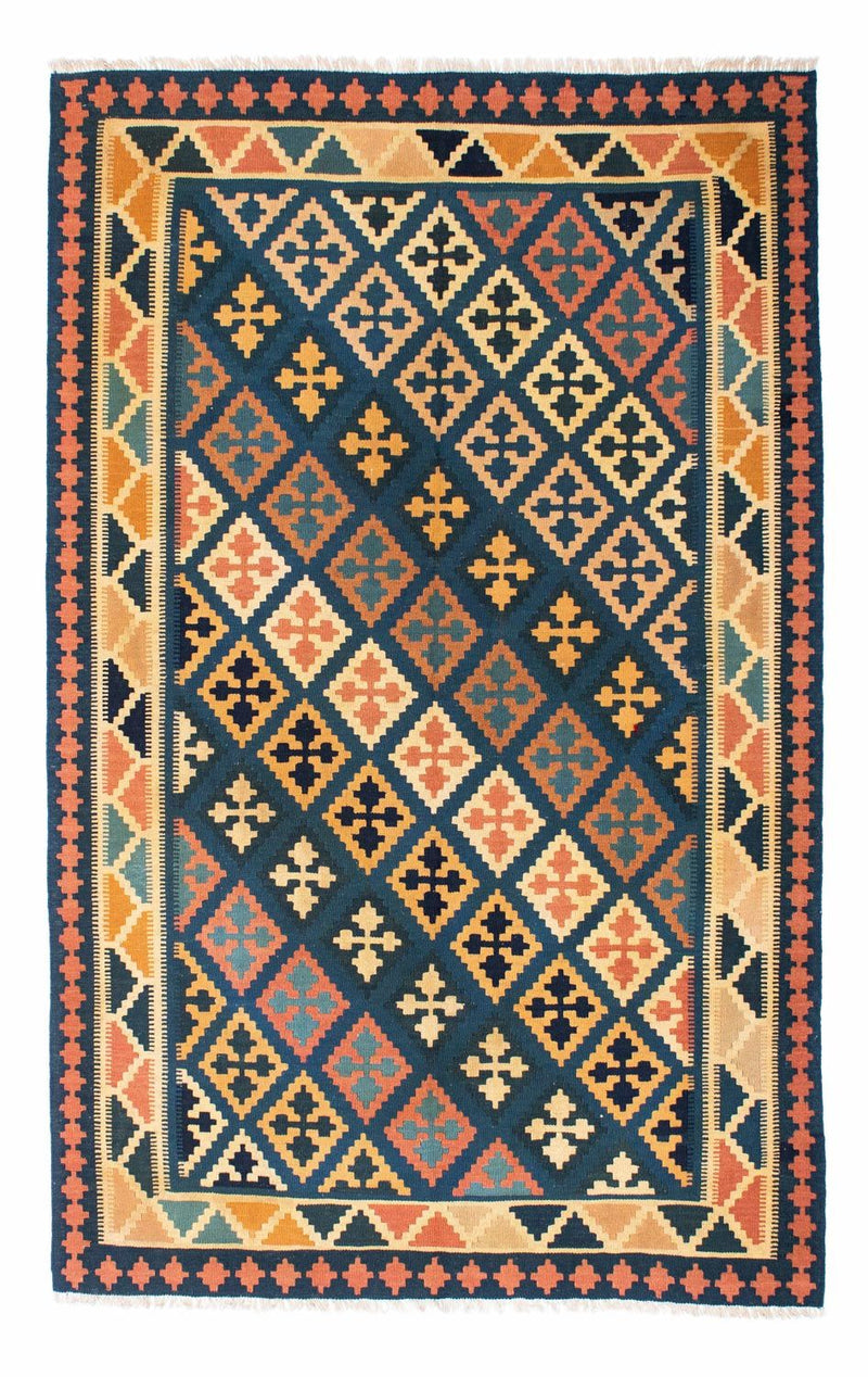 Kelim Carpet - orientalisk matta - 208 x 154 cm - flerfärgad