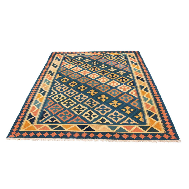 Kelim Carpet - orientalisk matta - 208 x 154 cm - flerfärgad