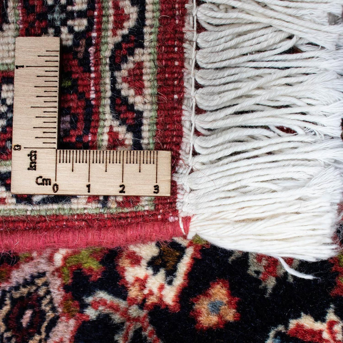 Persisk matta - Bijar - 198 x 147 cm - röd