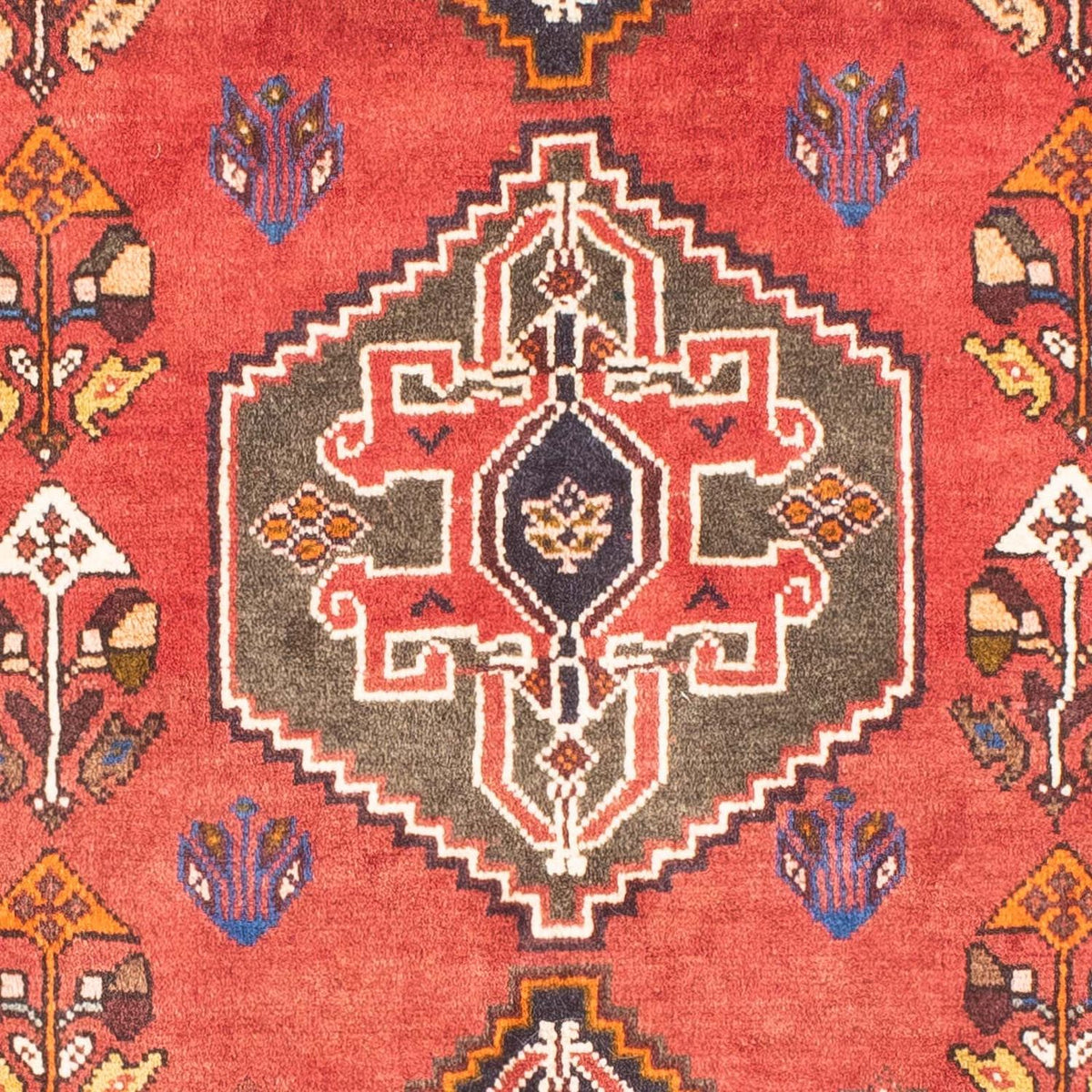 Runner Persisk matta - Nomadic - 164 x 80 cm - mörkröd