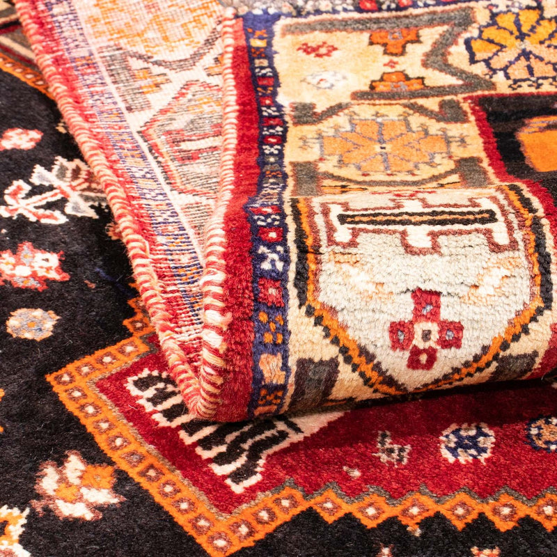 Persisk matta - Nomadic - 155 x 111 cm - mörkröd