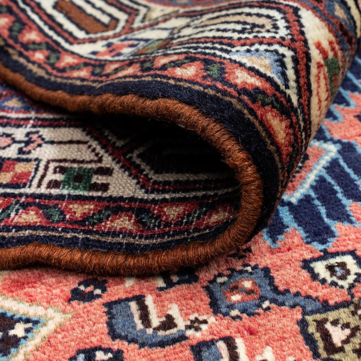 Persisk matta - Nomadic - 125 x 80 cm - ljusröd