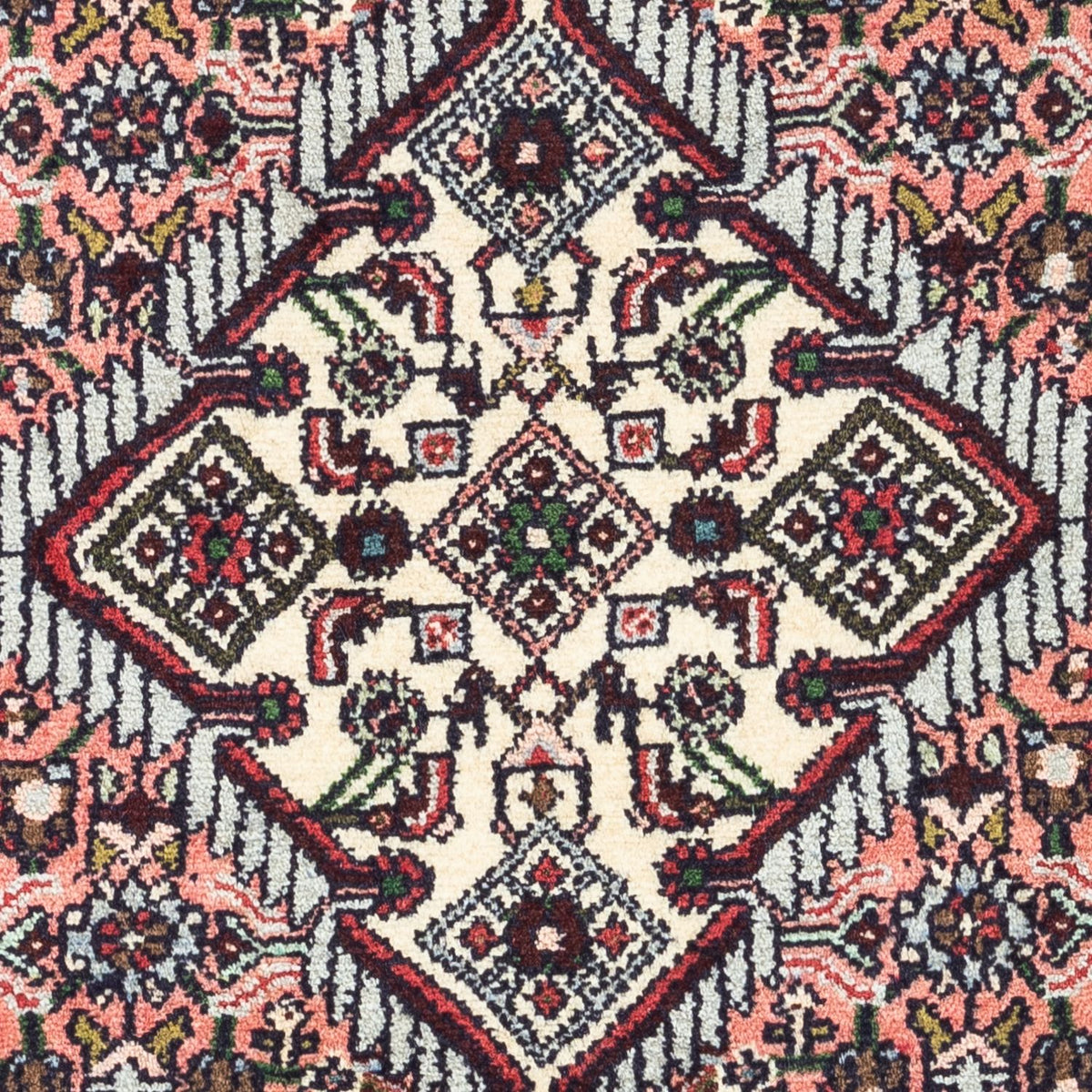 Persisk matta - Nomadic - 136 x 77 cm - ljusröd