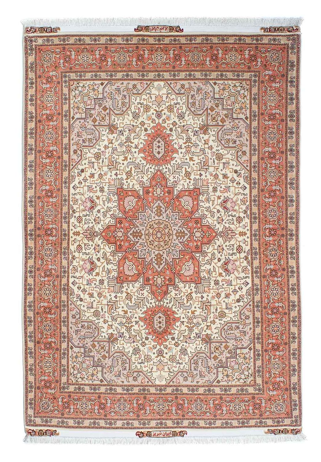Persisk matta - Tabriz - Royal - 212 x 148 cm - beige