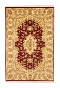 Persisk matta - Tabriz - Royal - 153 x 100 cm - röd