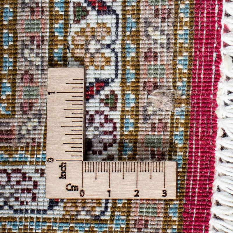 Persisk matta - Tabriz - 208 x 152 cm - mörkröd