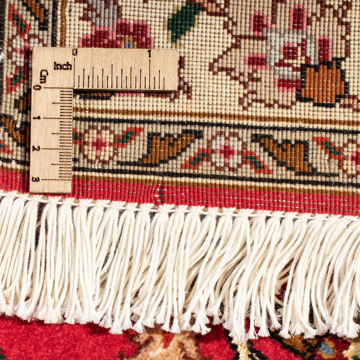 Persisk matta - Tabriz - Royal kvadrat  - 257 x 254 cm - röd