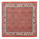 Persisk matta - Bijar kvadrat  - 97 x 95 cm - röd