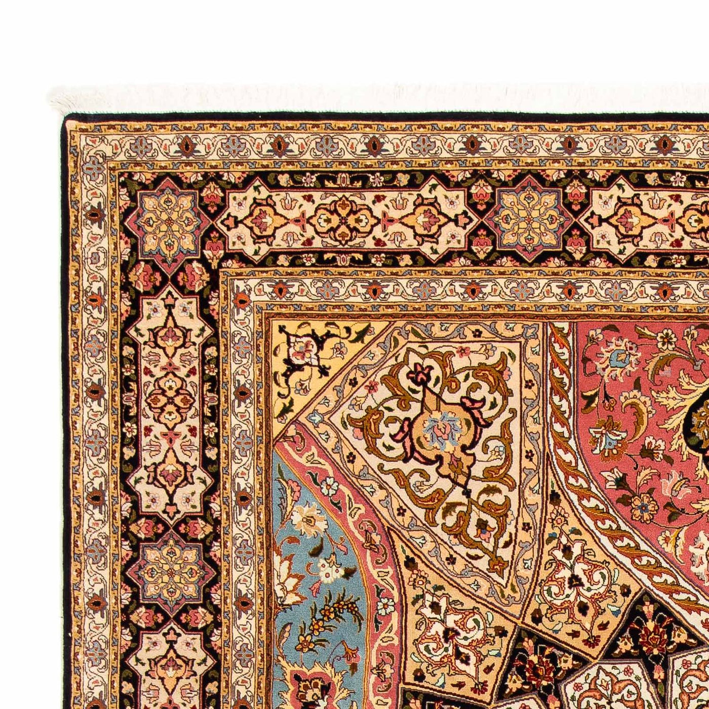 Persisk matta - Tabriz - 351 x 254 cm - ljusbrun