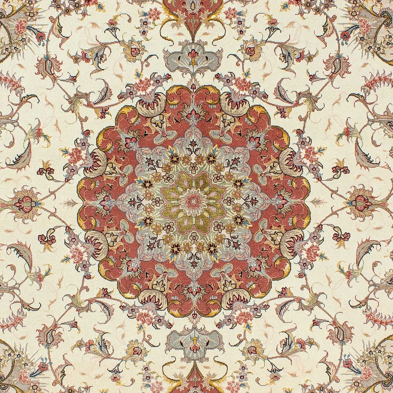 Persisk matta - Tabriz - Royal - 198 x 150 cm - beige