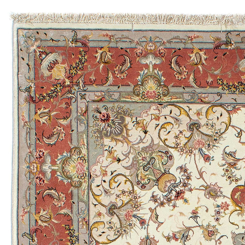 Persisk matta - Tabriz - Royal - 198 x 150 cm - beige