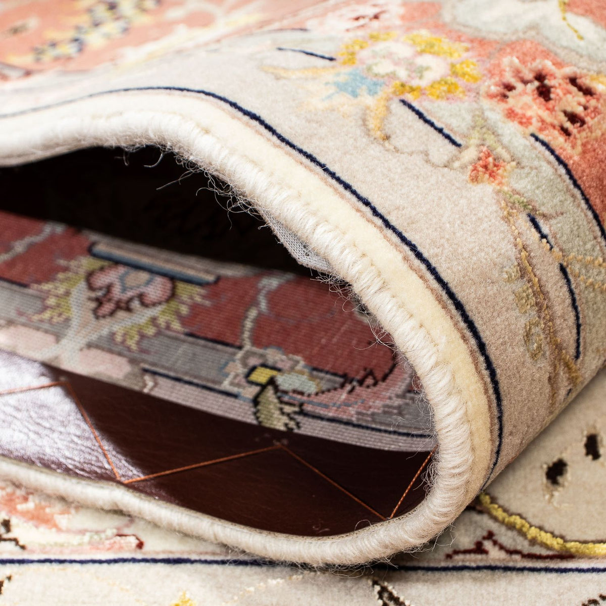 Persisk matta - Tabriz - Royal - 198 x 150 cm - beige