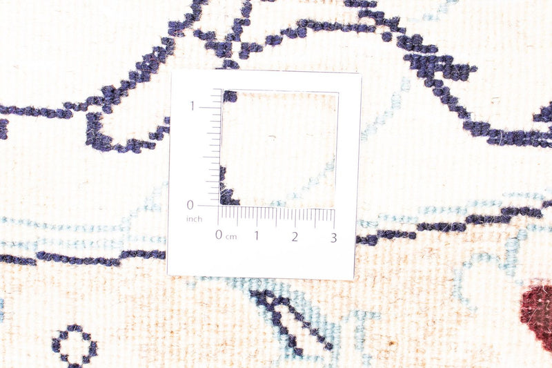 Persisk matta - Nain runt  - 245 x 245 cm - mörkröd