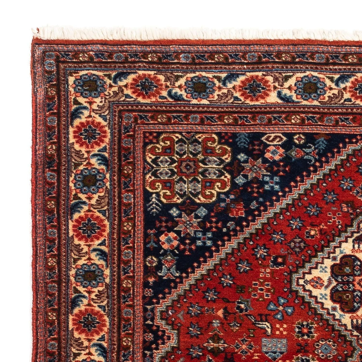 Persisk matta - Nomadic - 147 x 100 cm - mörkröd