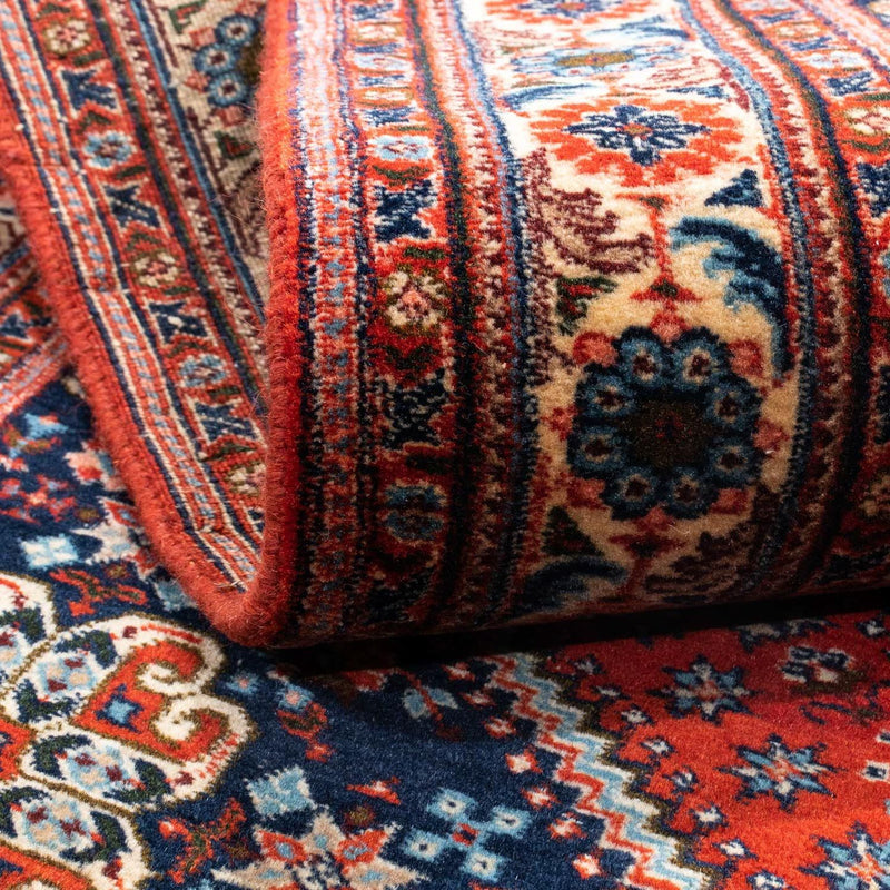 Persisk matta - Nomadic - 147 x 100 cm - mörkröd