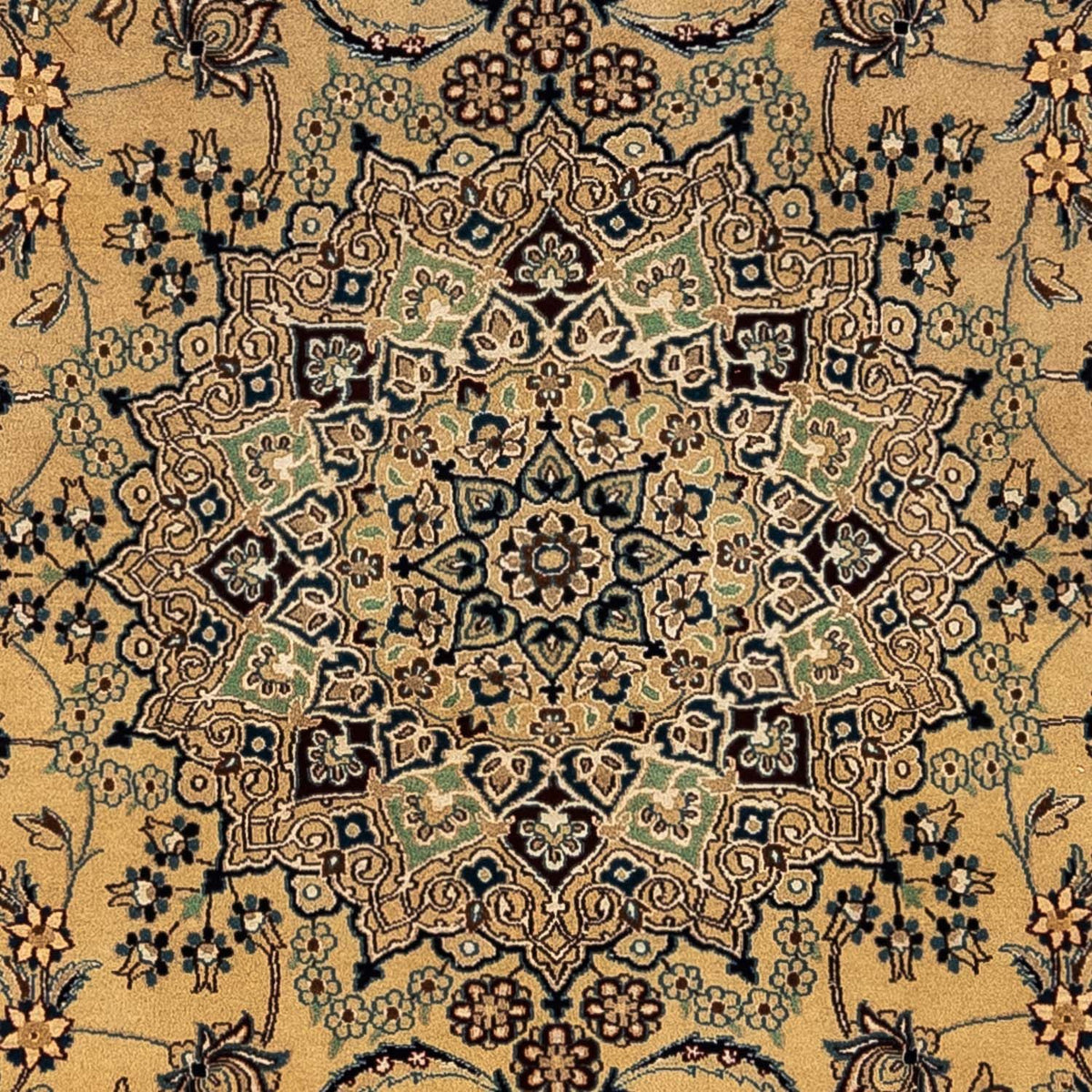 Persisk matta - Nain - Royal - 343 x 242 cm - ljusbrun