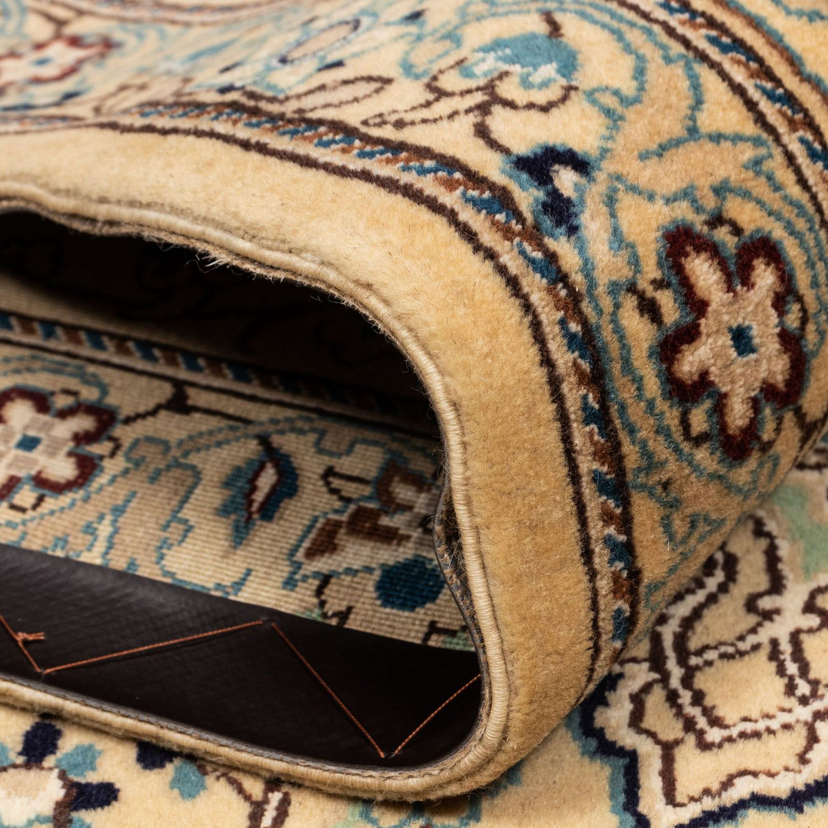 Persisk matta - Nain - Royal - 343 x 242 cm - ljusbrun