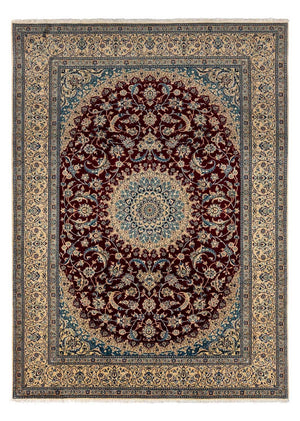 Persisk matta - Nain - Royal - 344 x 245 cm - mörkröd