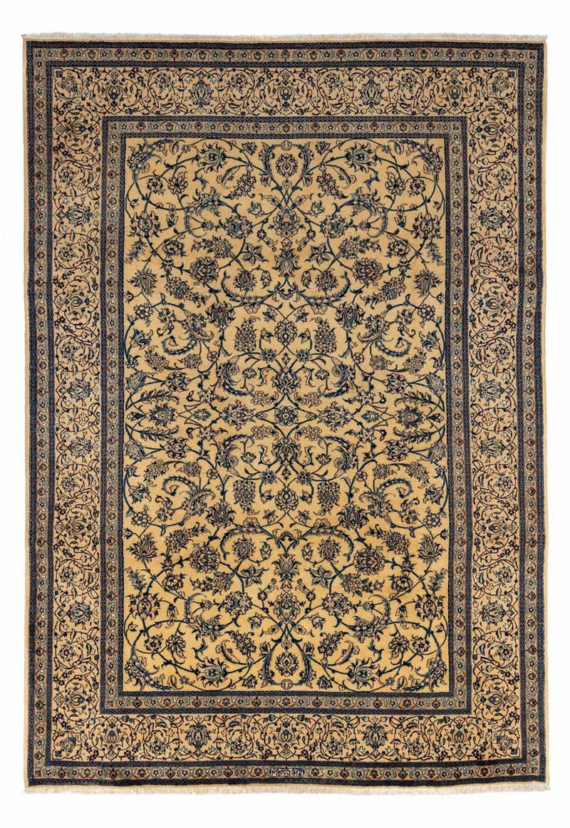 Persisk matta - Nain - Royal - 353 x 248 cm - mörk beige