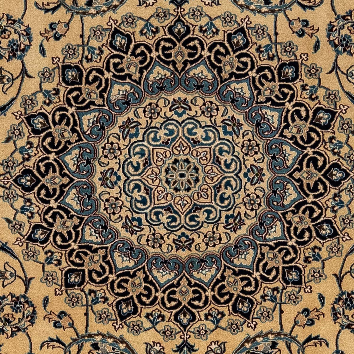 Persisk matta - Nain - Royal - 360 x 249 cm - mörk beige