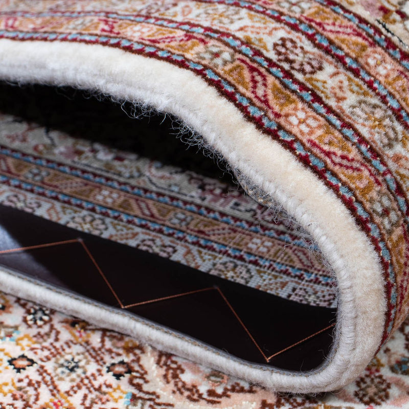 Persisk matta - Tabriz - 214 x 154 cm - ljusbrun