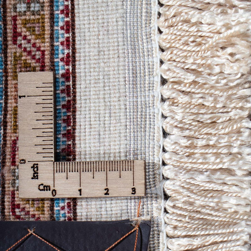 Persisk matta - Tabriz - 214 x 154 cm - ljusbrun